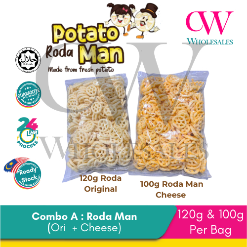 Potato Snack Keropok Kentang Roda Potato Wheel Potato Stick Man 100g ...