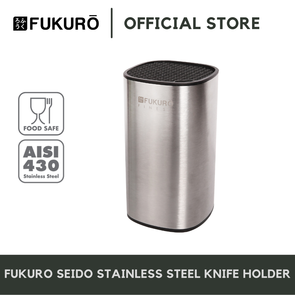 Fukuro Seido Stainless Steel Knife Holder Shopee Malaysia