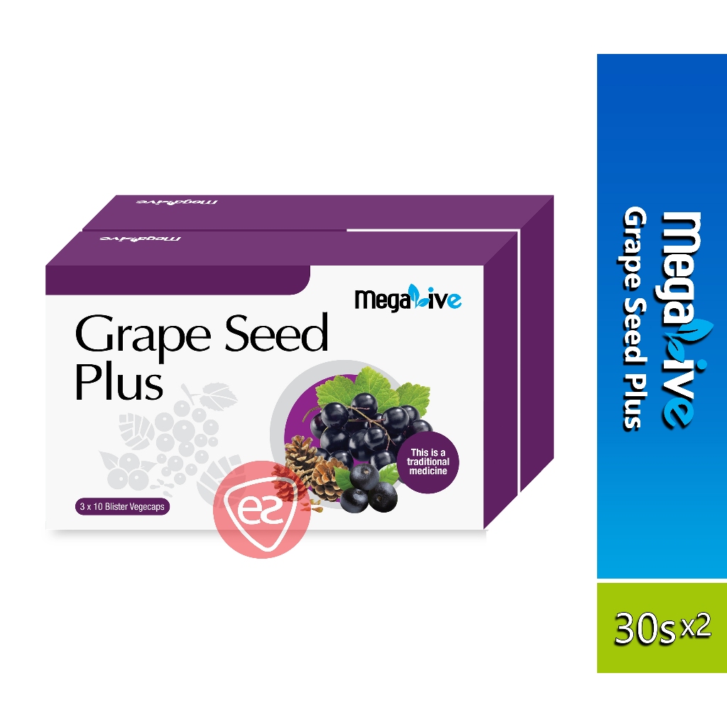 MegaLive Grape Seed Plus Vegecap (2 x 30s) | Shopee Malaysia