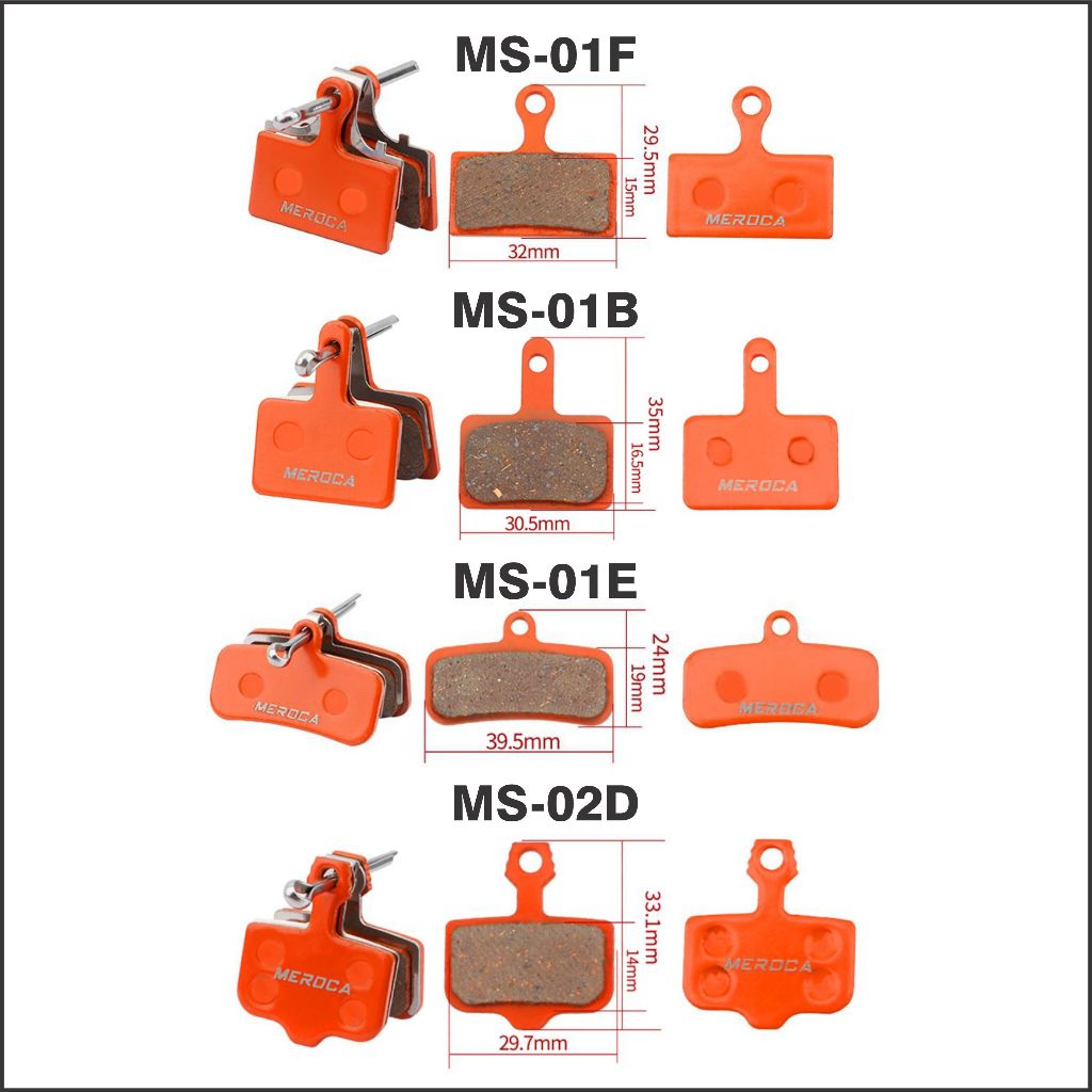 Basikal Brake Pad Resin Bicycle MEROCA MTB Mountain Bike M355 M375 ...