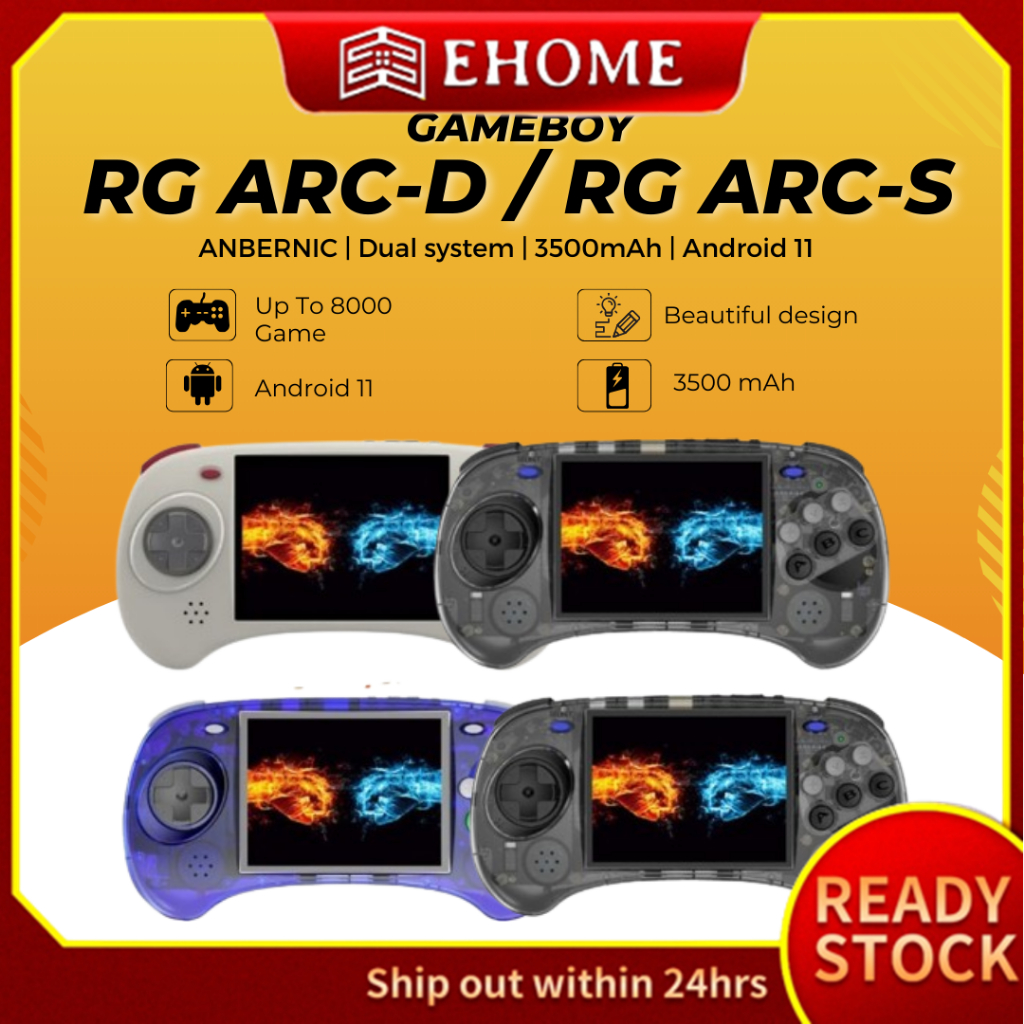 ANBERNIC Game Console RG ARC-S/D | Six Keys Fighting | Android 11 Linux | |  Shopee Malaysia