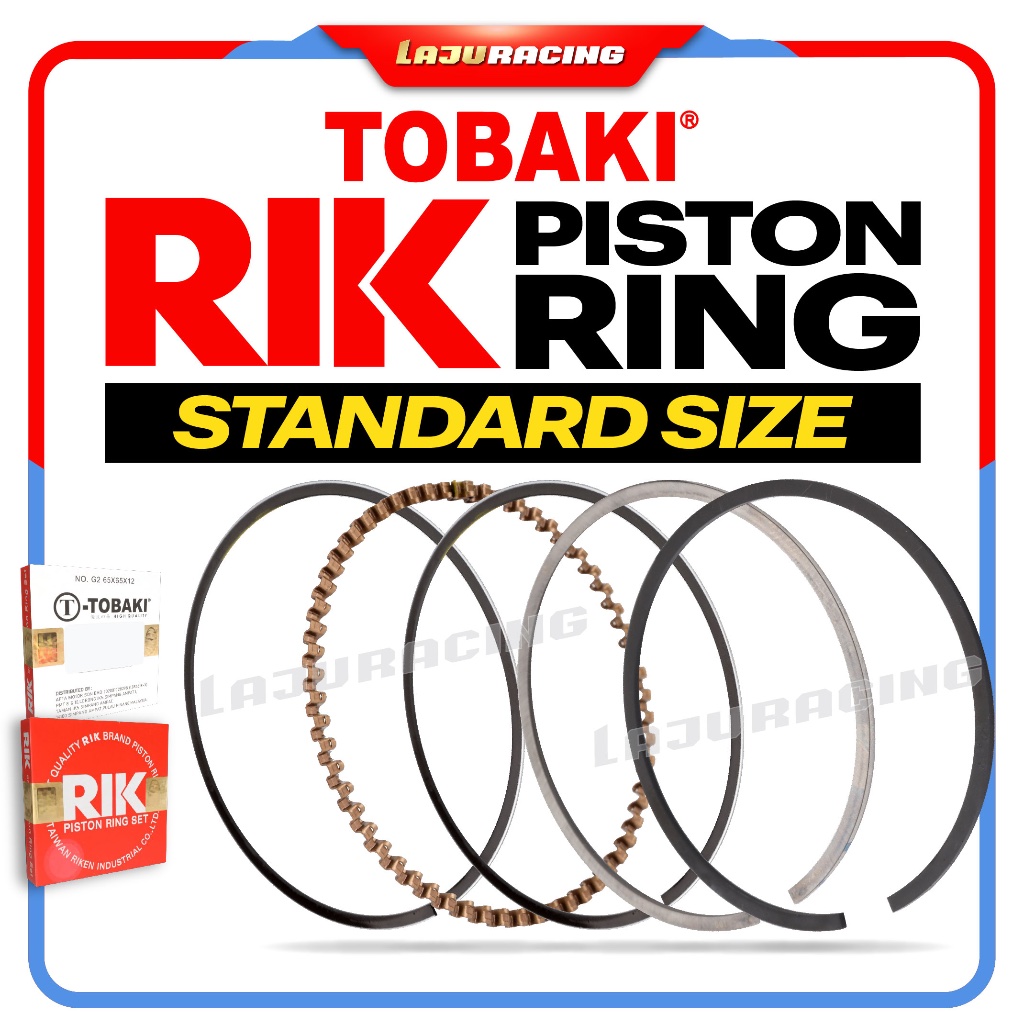 TOBAKI RIKEN PISTON RING SET RACING LC135 / Y15ZR YAMAHA Y15 Shopee