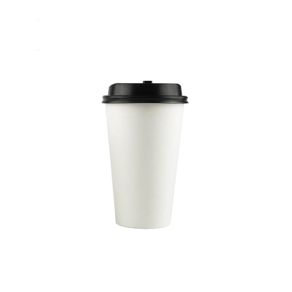 （Ready Stock) [50 pieces] Cold paper cup [single layer], white, Kraft ...