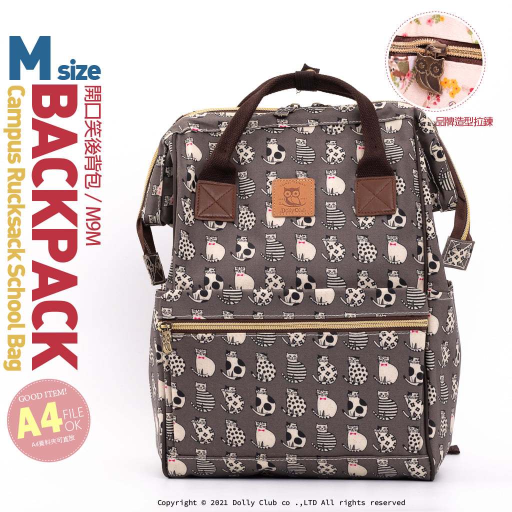 Dolly Club Women’s or Girls Backpack Dolly Club Taiwan M9M Large Opening Waterproof Backpack  main image 4