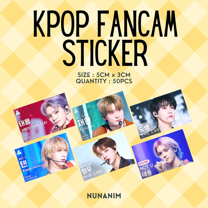 CUSTOM KPOP FANCAM STICKER | Shopee Malaysia