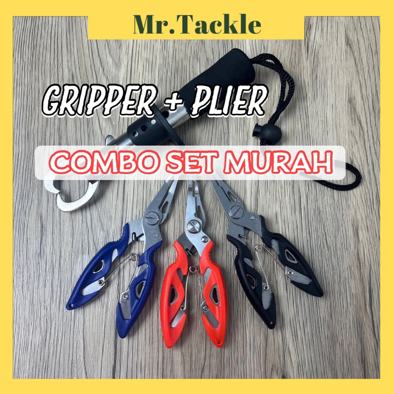 MR.T】Fishing Gripper Plier Set Fish Lip Grip Fish Controller with
