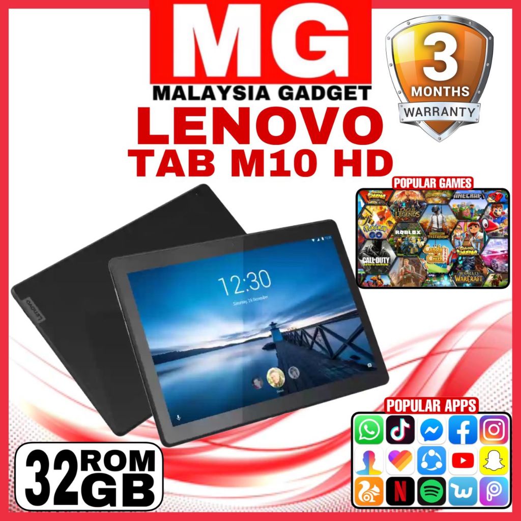 Tablet - LENOVO M10 + Gen 3 10,6 2K 4GB 128GB WiFi