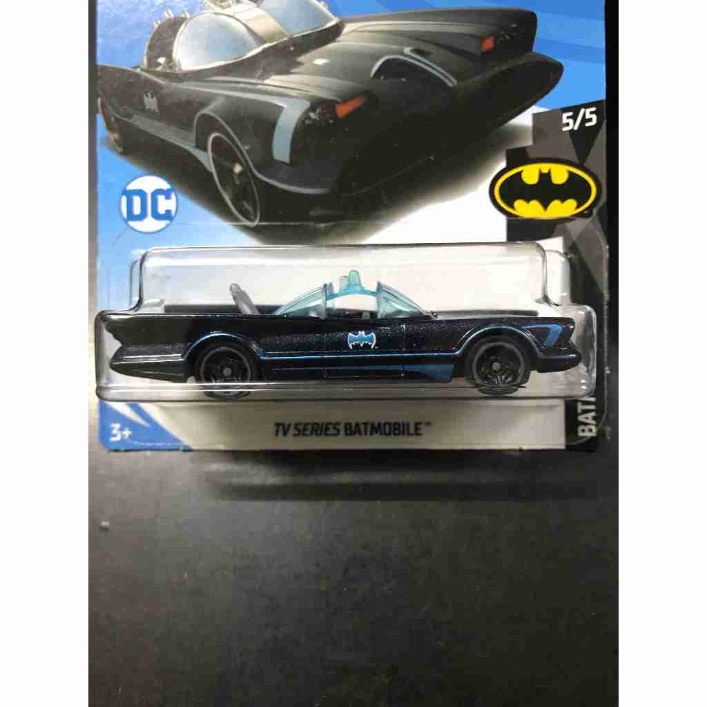 Mattel Hotwheels TV Series batmobile BLACK with blue windshield (HW14 ...