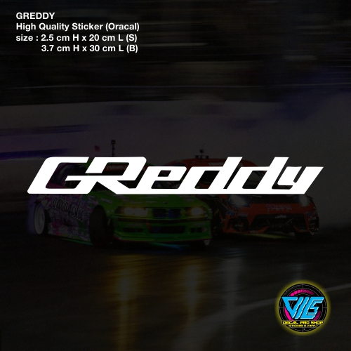 GREDDY Sticker / Decal (High Quality Sticker) | Shopee Malaysia