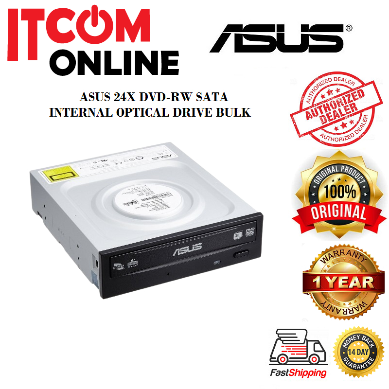 ASUS 24X DVDRW SATA INTERNAL OPTICAL DRIVE (DRW24D5MT) BULK Shopee