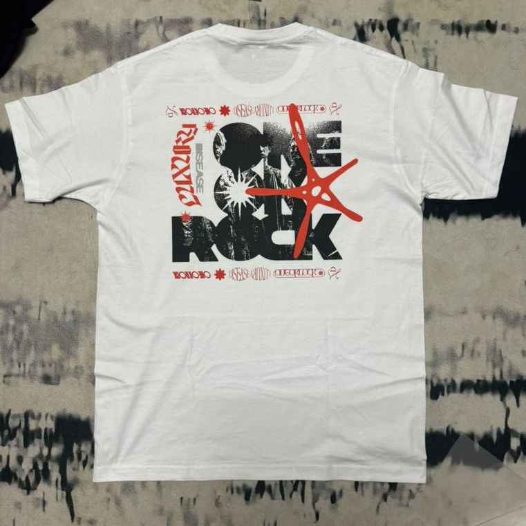 ONE OK ROCK LUXURY DISEASE T-Shirt OOR oor OOR DETOX ASIA TOUR