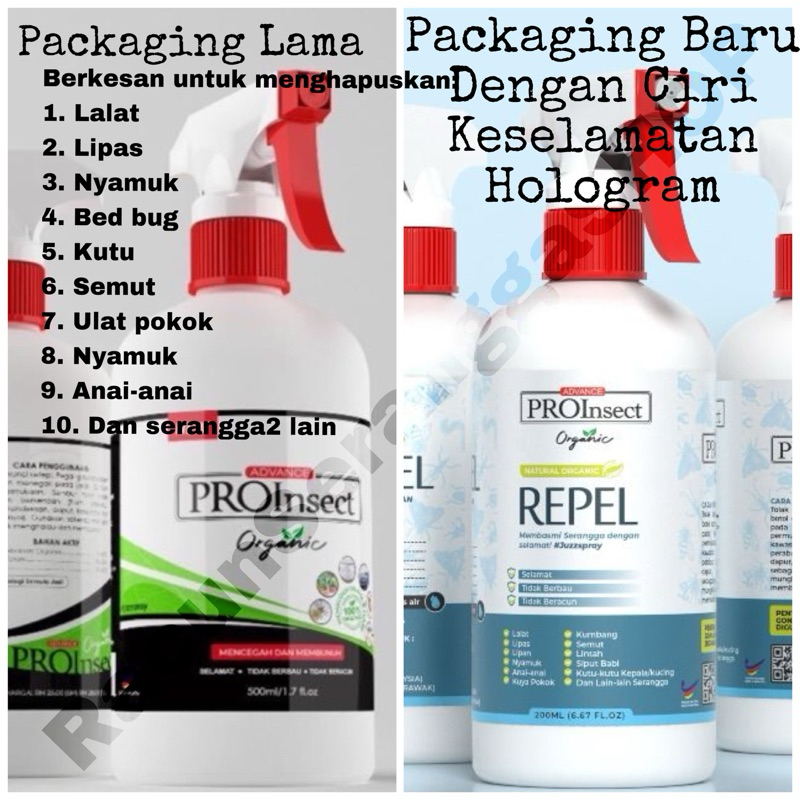 PROINSECT 2 BOTOL RM34 SAHAJA! FREE SHIPPING! RACUN SERANGGA TERBAIK ...
