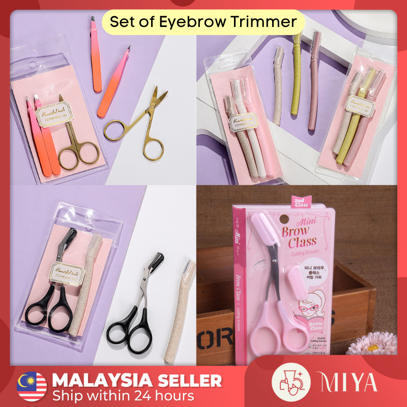Eyebrow Trimmer Scraper Shaver Makeup Beauty Tools Eyebrow Razor Eye ...