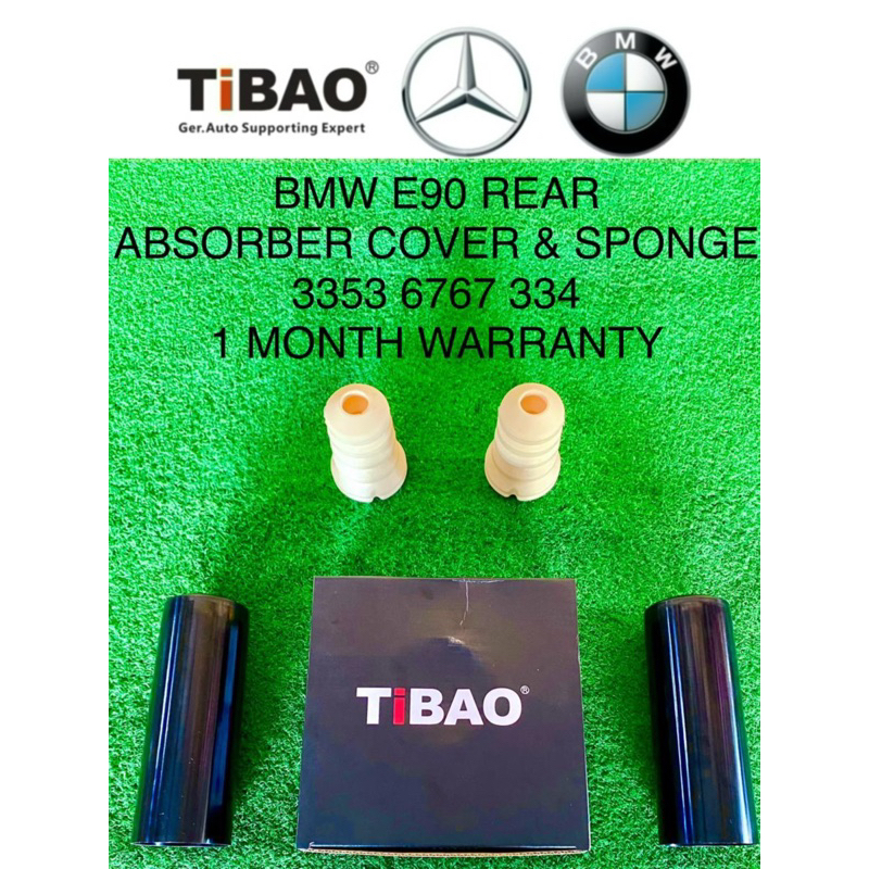 (TIBAO) BMW E90 E46 E92 E87 REAR ABSORBER SPONGE WITH COVER (1 SET 4 ...