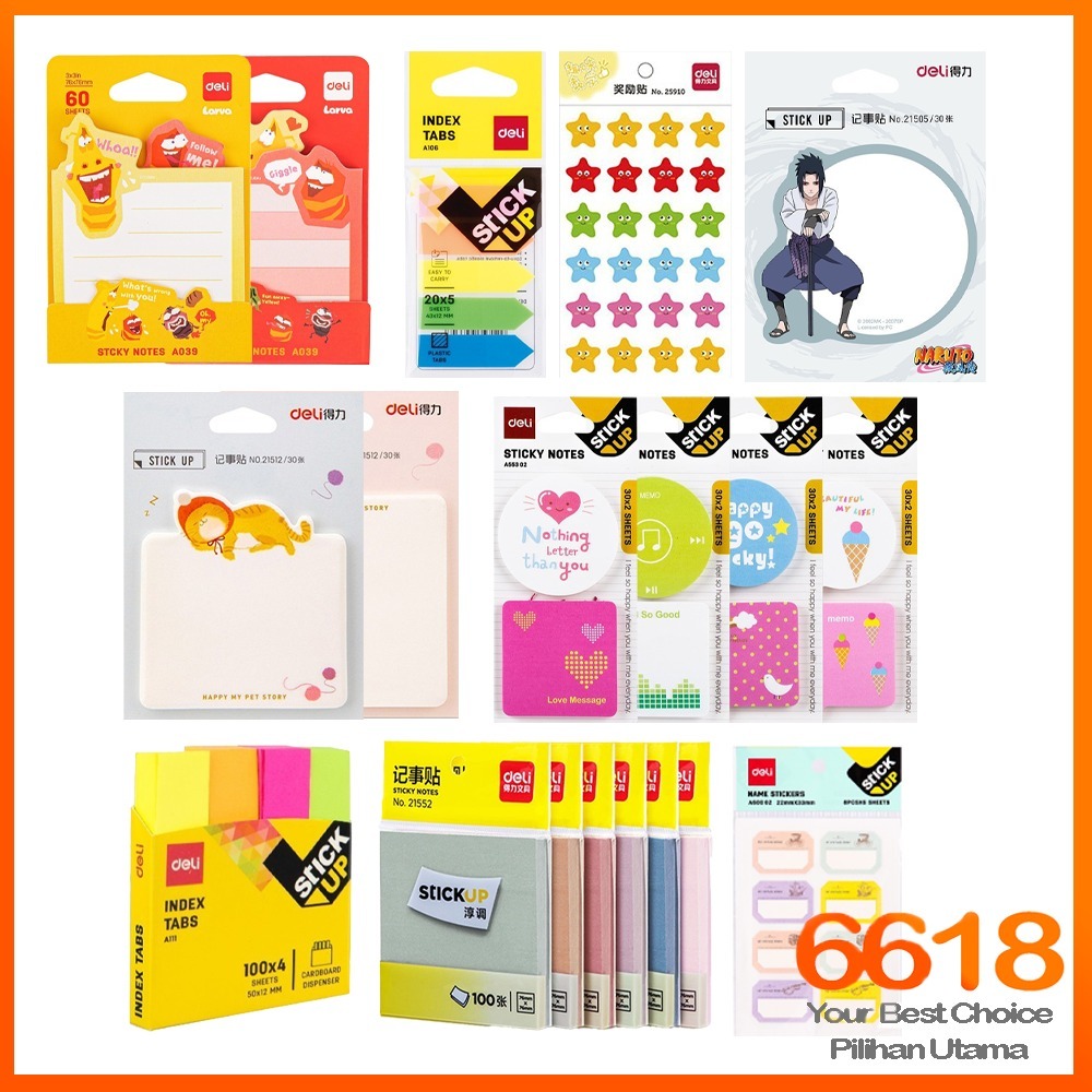Deli Kapasiti Besar Tebal Sticky Notes Rekod Kreatif Senarai Tugasan ...