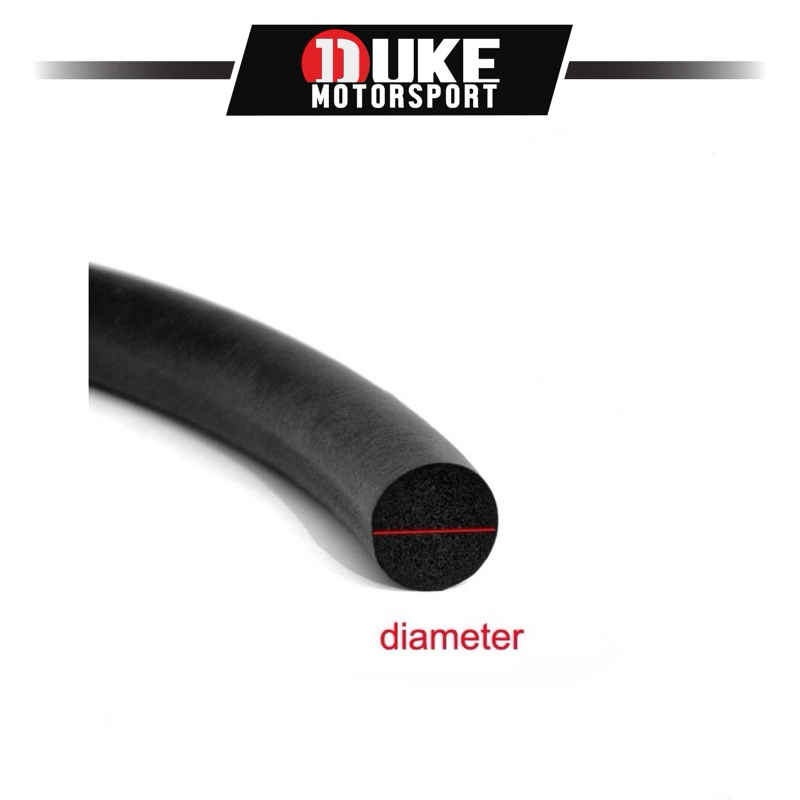 6mm 8 mmEP Black O Auto Door Seal Protector Car Door Rubber Foam