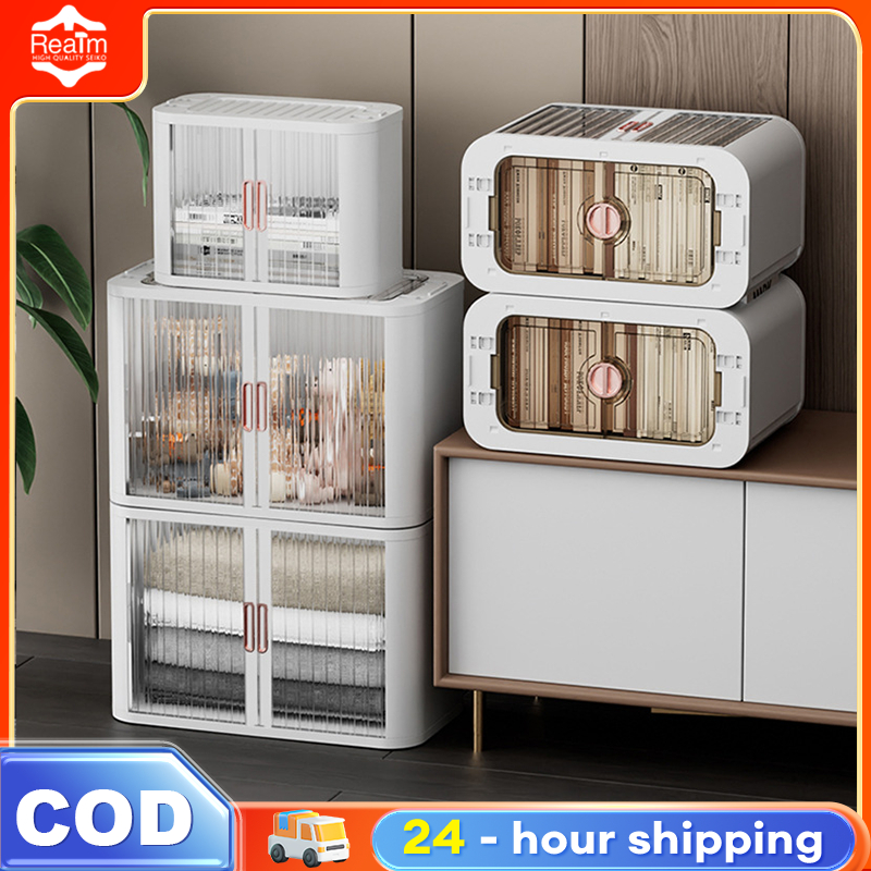 Folding Storage Box No Need to Install Storage Cabinet Box Storage ...