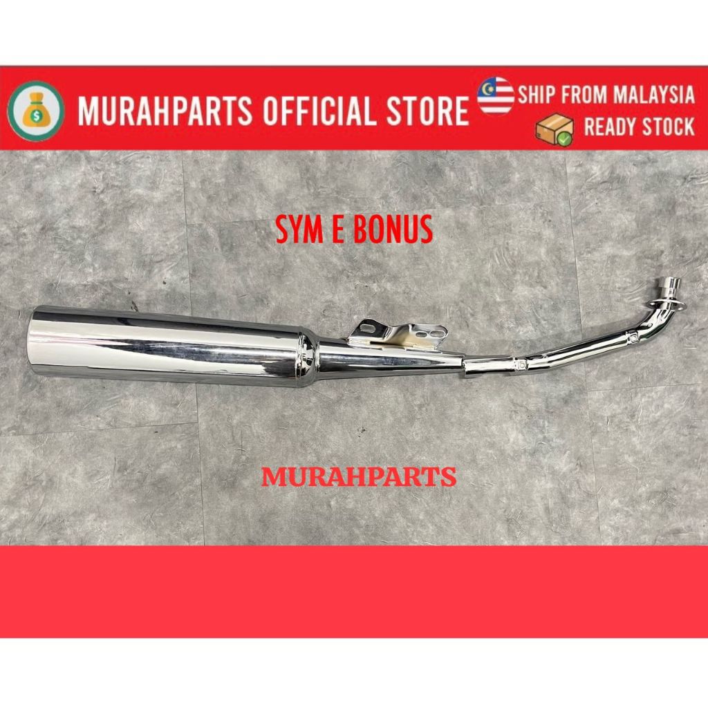 SYM E BONUS EBONUS 110 MUFFLER EXHAUST MUFFLER CUTTING STANDARD