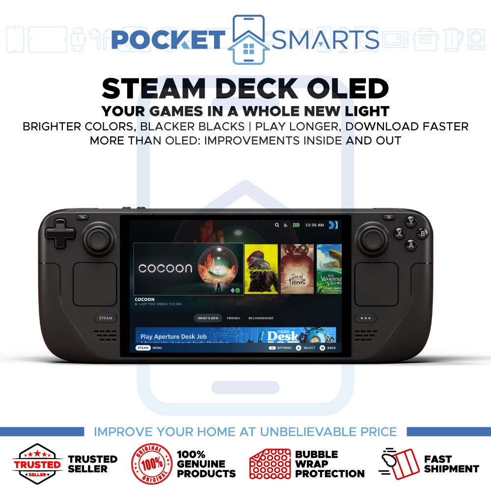 Steam Deck OLED 1TBモデル 外箱欠品 Valve's Steam Deck 1 TB OLED (US Plug) White - US
