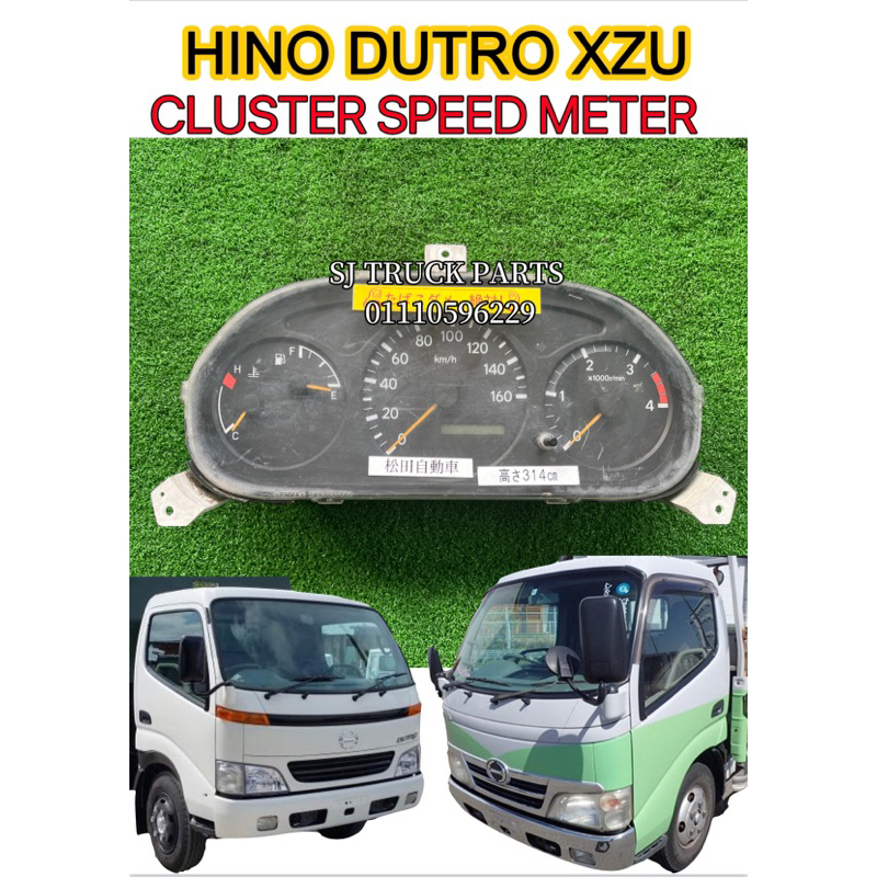 Hino Dutro Xzu Xzu Xzu Cluster Speed Meter Inter Cabin Used