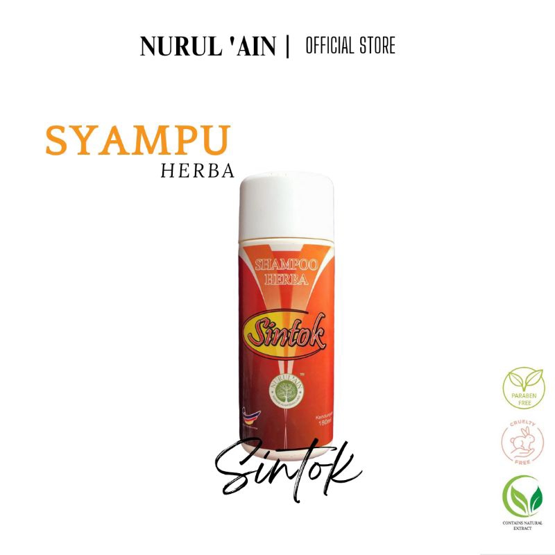syampu herba sintok 180ml | produk nurul ain | shampoo sintok | Shopee ...
