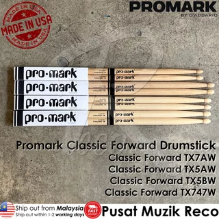 ARLX 5A Wood Tip Drumsticks Classic Red Drum Stick 2 Pair - Black Drumstick  Set