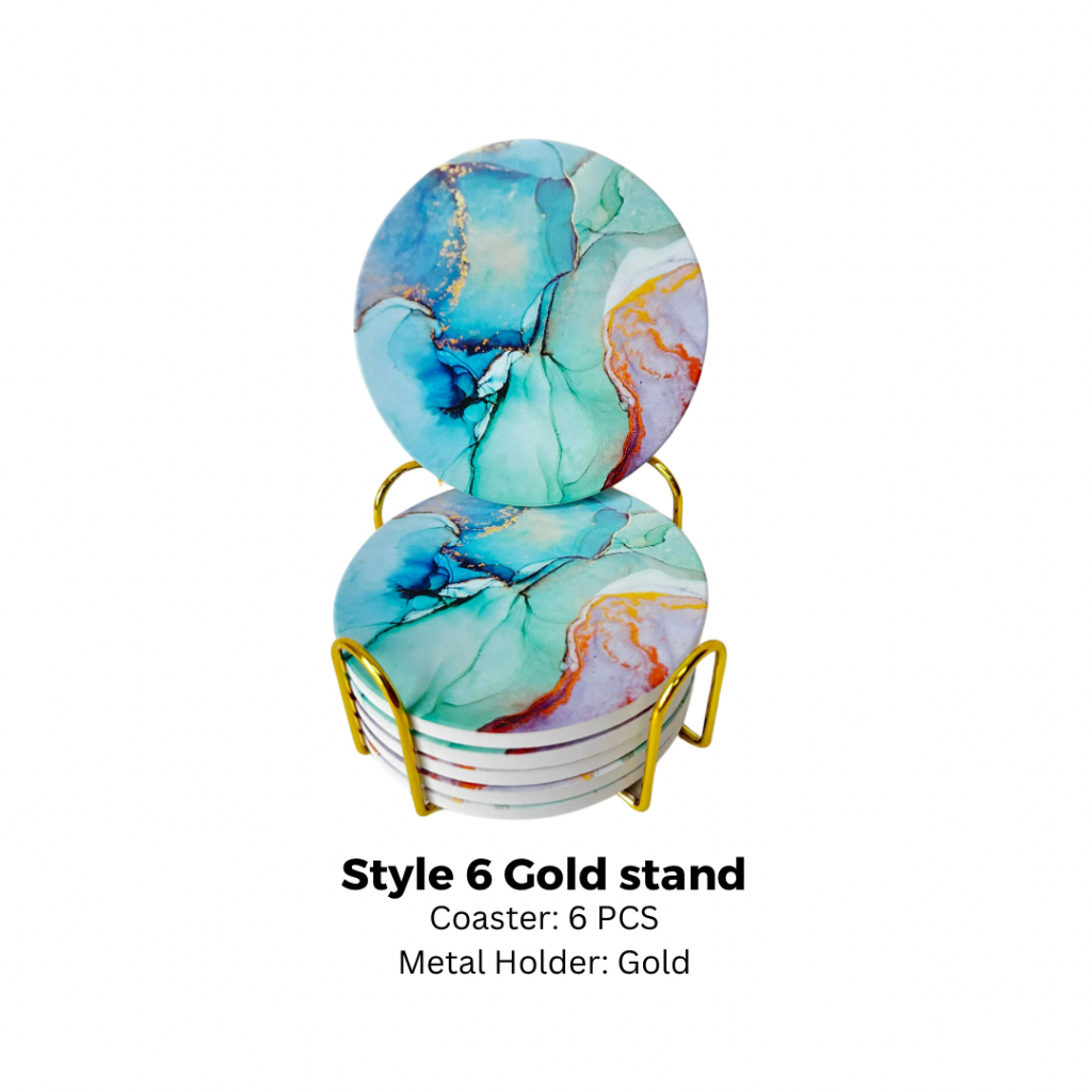 Alas Cawan Lapik Cawan Ceramic Coaster Absorb Water Absorbent Premium