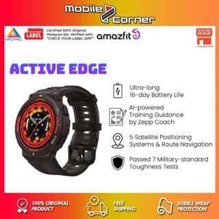 AMAZFIT Active Edge [AI Health Coach for Gym I 5 Satellites GPS I