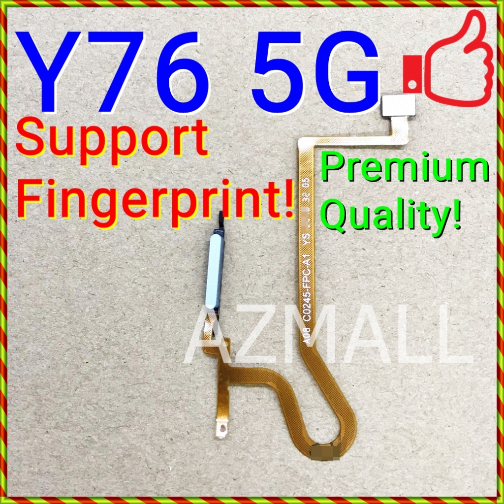 (3 Colors) NEW ORI Fingerprint Sensor On /Off Power Button Switch Flex ...