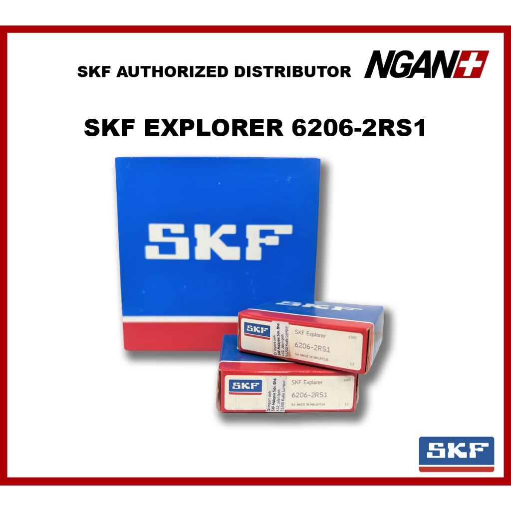 SKF EXPLORER 6206 2Z/C3 , 6206 2RS1 , 6206 2RS1/C3 Deep Groove Ball ...