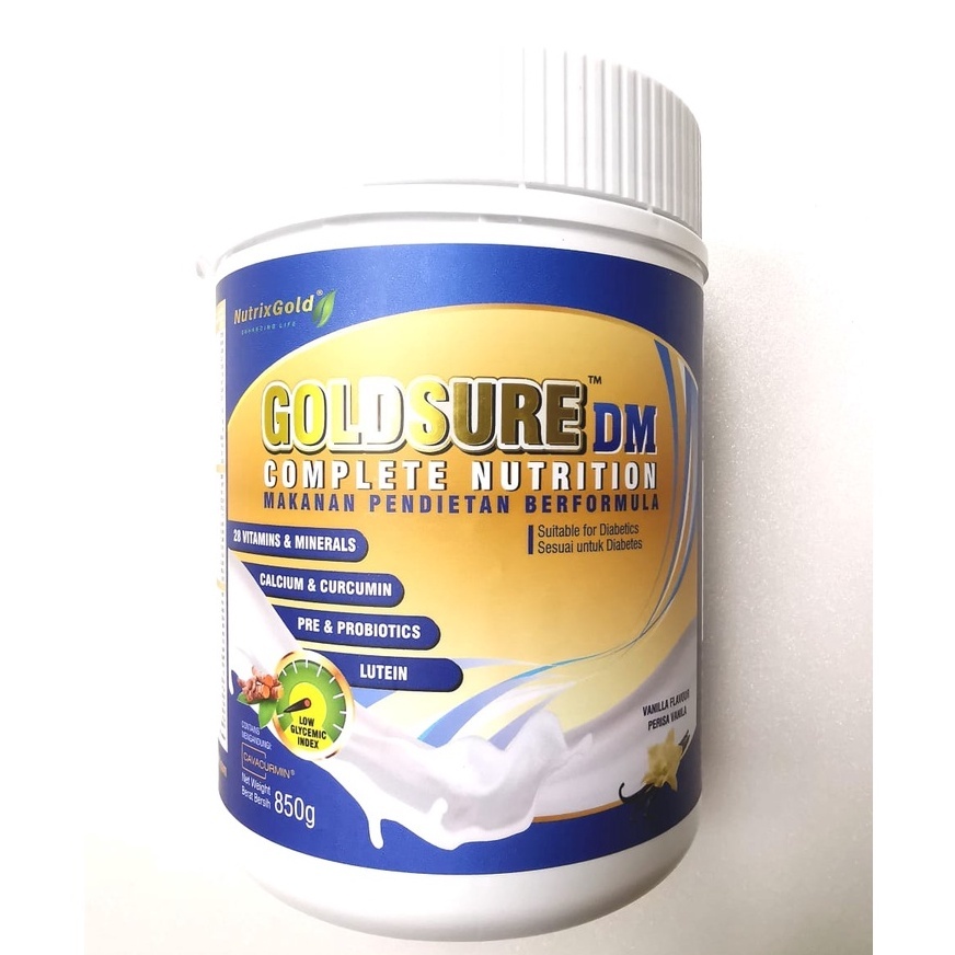 NUTRIXGOLD GOLDSURE DM ADVANCE 850G (NEW PACKAGING) | Shopee Malaysia