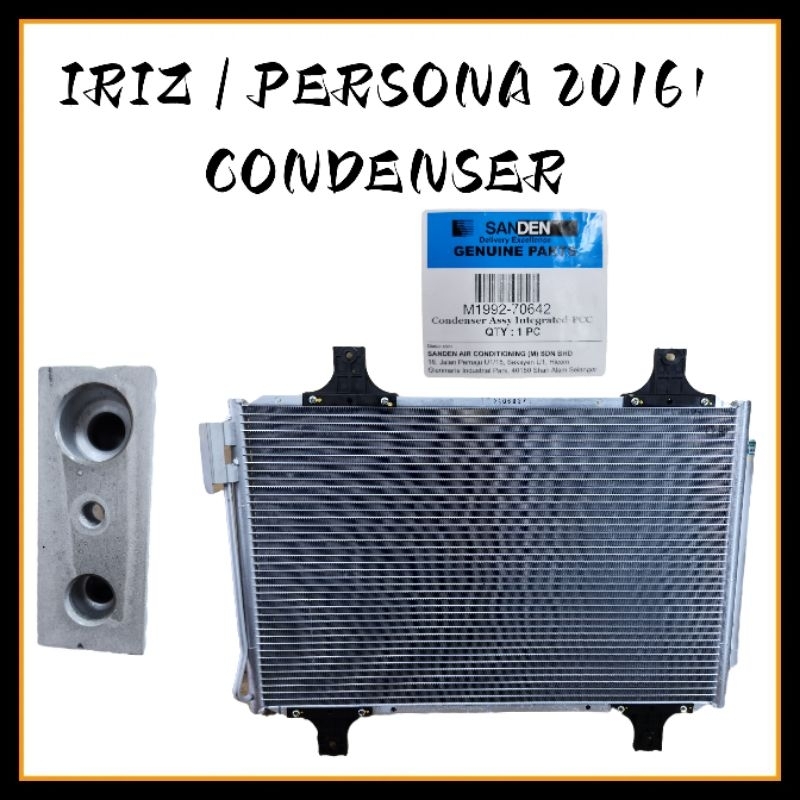 PROTON IRIZ / PERSONA 2016' AIRCOND CONDENSER ORIGINAL SANDEN Shopee