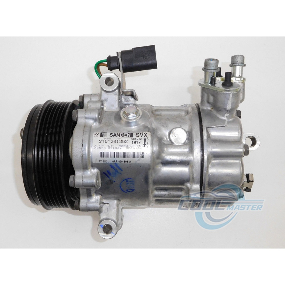 Volkswagen Polo 1.6 Vento 2009’ 2016’ Aircon A/C Air Conditioner Compressor VW Sanden 1950
