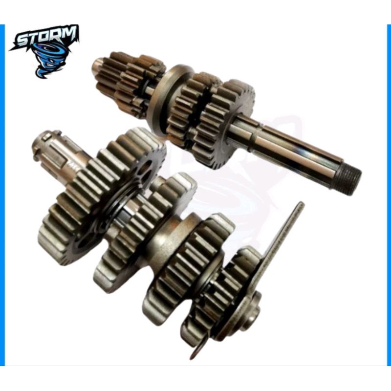 RACING GEAR BOX + STARTER GEAR FULL SET (EX5 DREAM/WAVE100) 100 GEAR BOX EX5 DREAM ORIGINAL