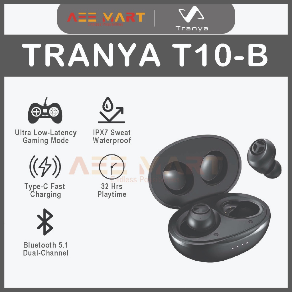 Tranya t10 boosted bass earbuds hot sale