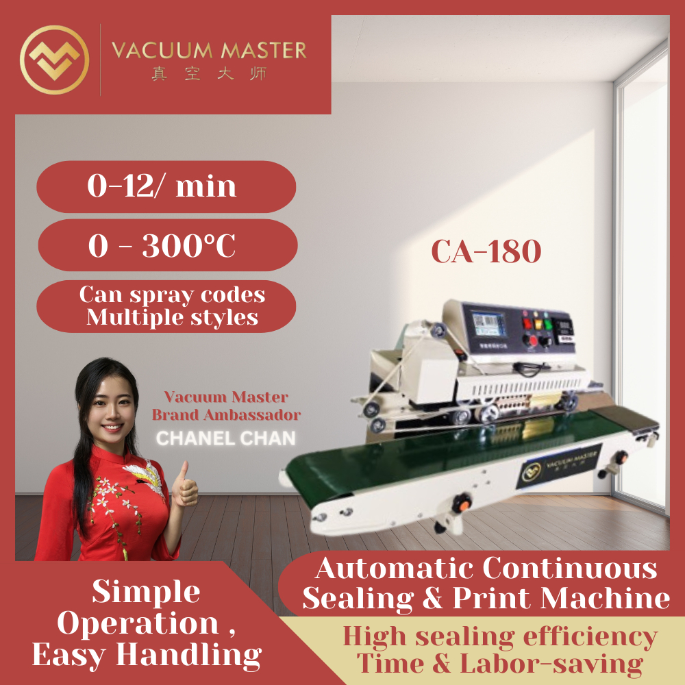 (CA 180) Automatic Continuous Sealing & Print Machine | Shopee Malaysia