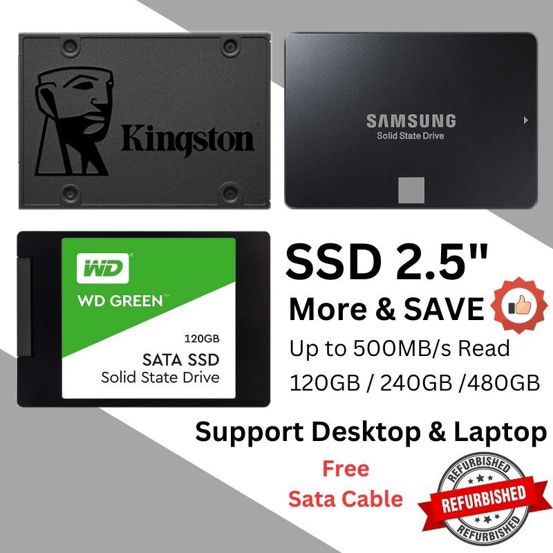 [Local Stock] Used SSD 2.5