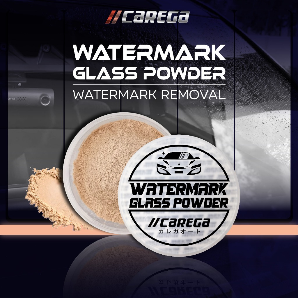 CAREGA Watermark Remover Powder WindScreen Glass Powder Polish compound