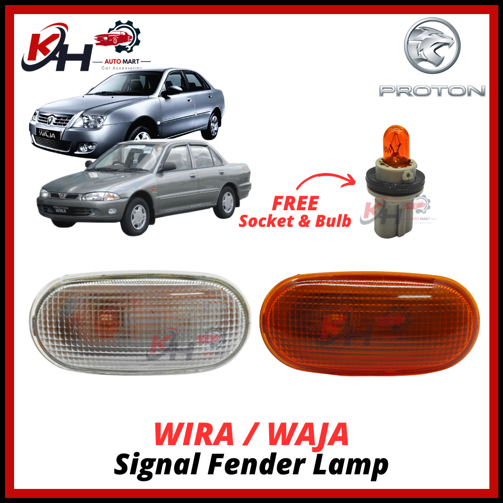 PROTON WIRA / WAJA Signal Light Fender Lamp (WHITE / ORANGE) 12V BULB