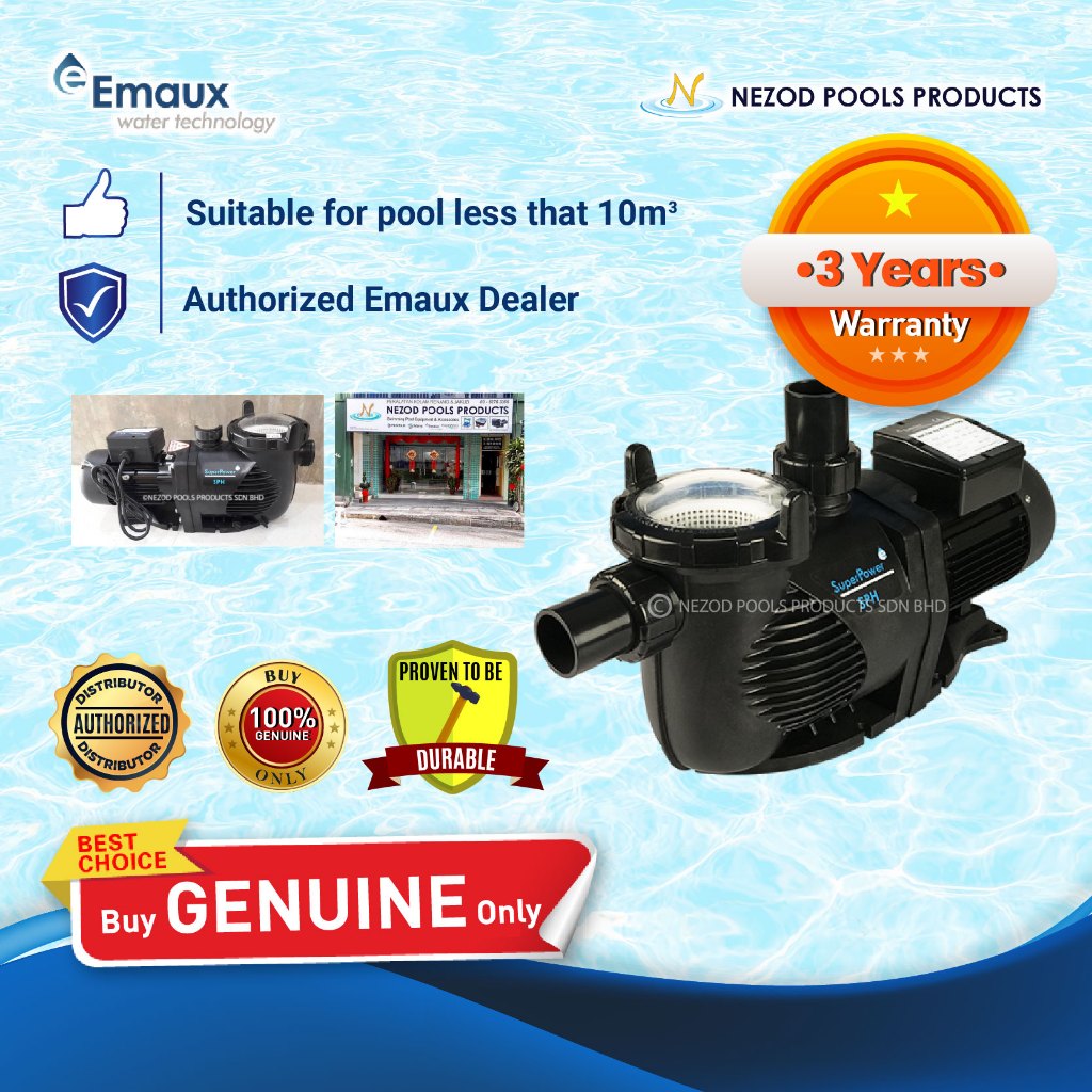 EMAUX Super Power Series Pool Self Priming Circulation Pump 0.75hp,220V ...