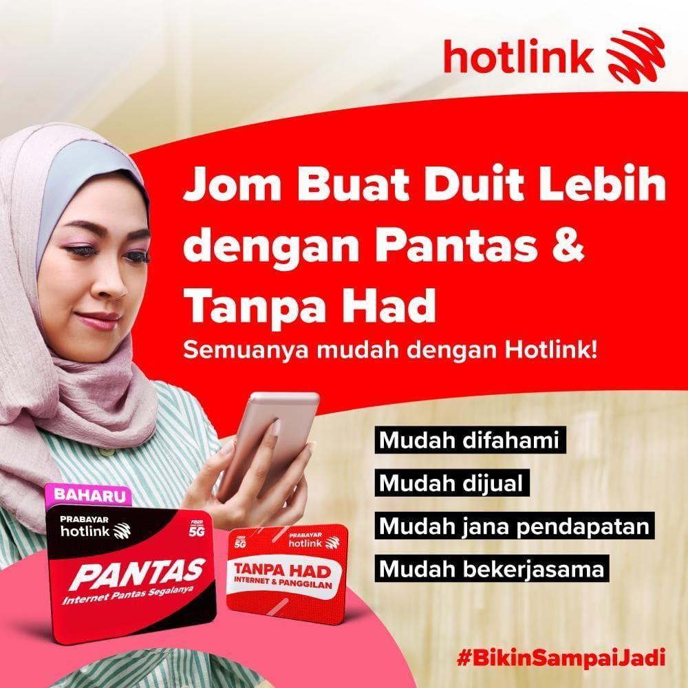 HOTLINK Dealer ID Unlimited Register Postpaid & Prepaid Unlimited ...