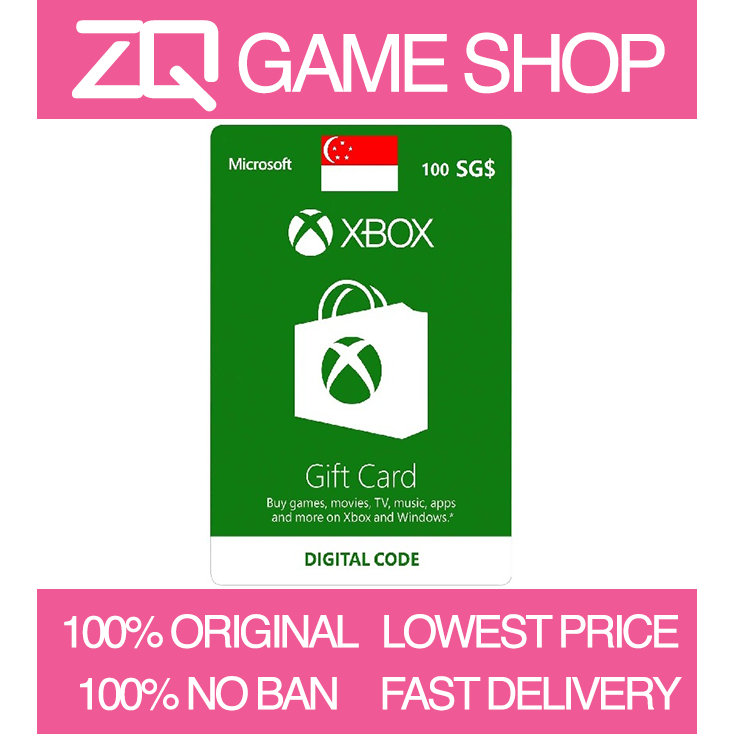 [SG] Microsoft Xbox Singapore Xbox SGD Game Card Xbox Series XS Xbox