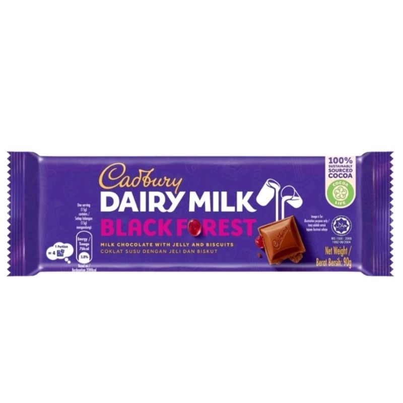 CADBURY Dairy Milk Chocolate 90g Original | Almond | Hazelnut | Black ...