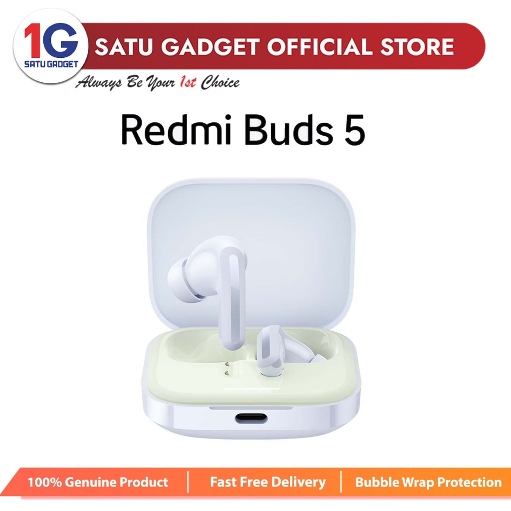 New Xiaomi Redmi Buds 5 46dB Noise Cancelling Bluetooth 5.3 TWS Earphone 40H