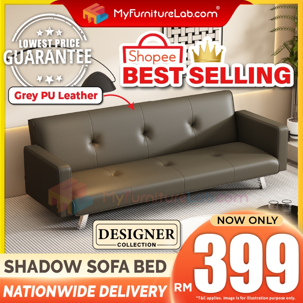 【READY STOCK】𝐌𝐘𝐅𝐔𝐑𝐍𝐈𝐓𝐔𝐑𝐄𝐋𝐀𝐁®:SHADOW Sofa Bed 3 Seater Designer ...