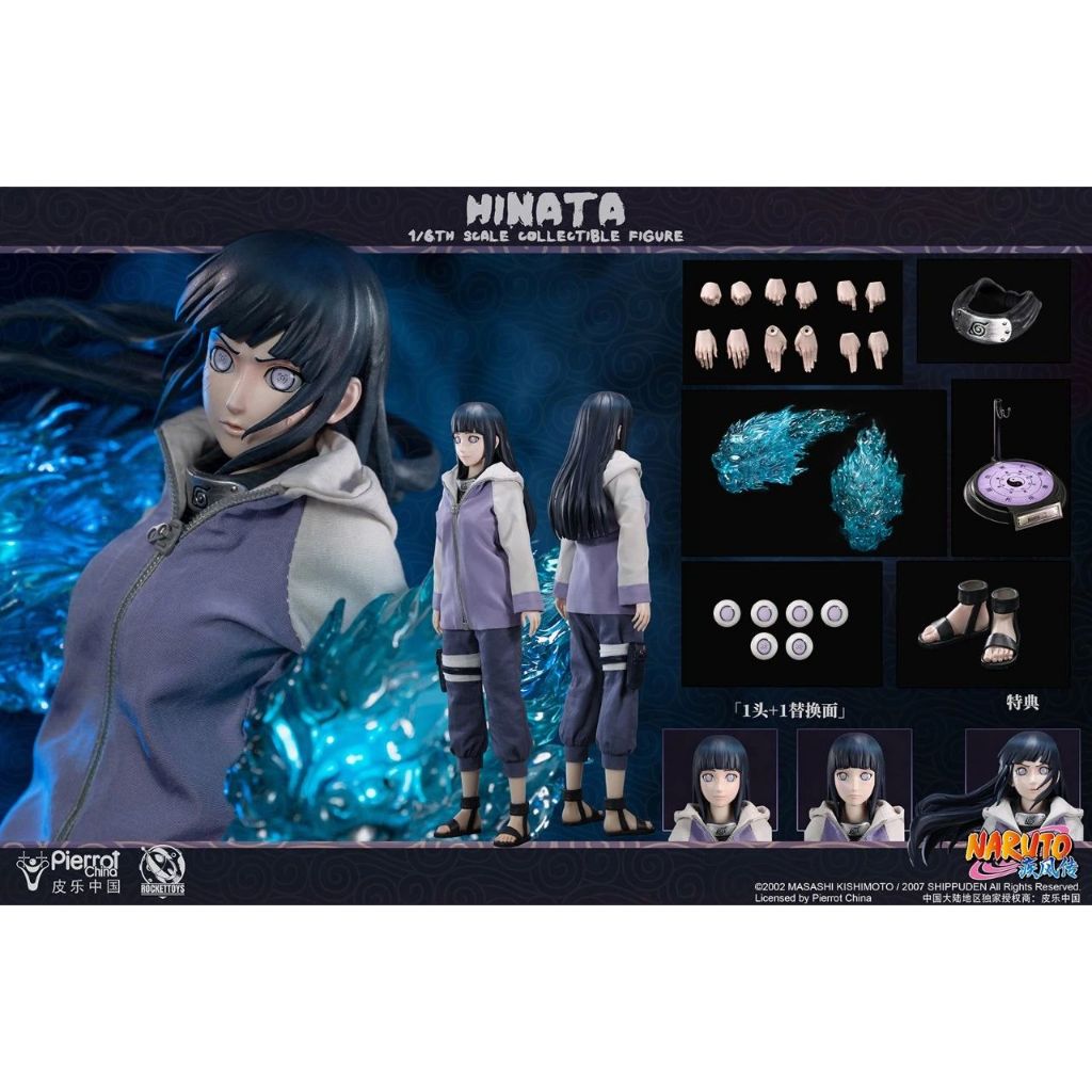 Ready Stock] RocketToys ROC Hyuga Hinata 1/6 Action Figure