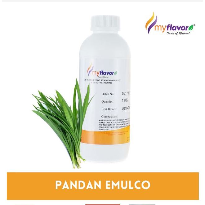 PANDAN EMULCO - FOOD FLAVOUR MyFlavor 1KG Halal | Shopee Malaysia