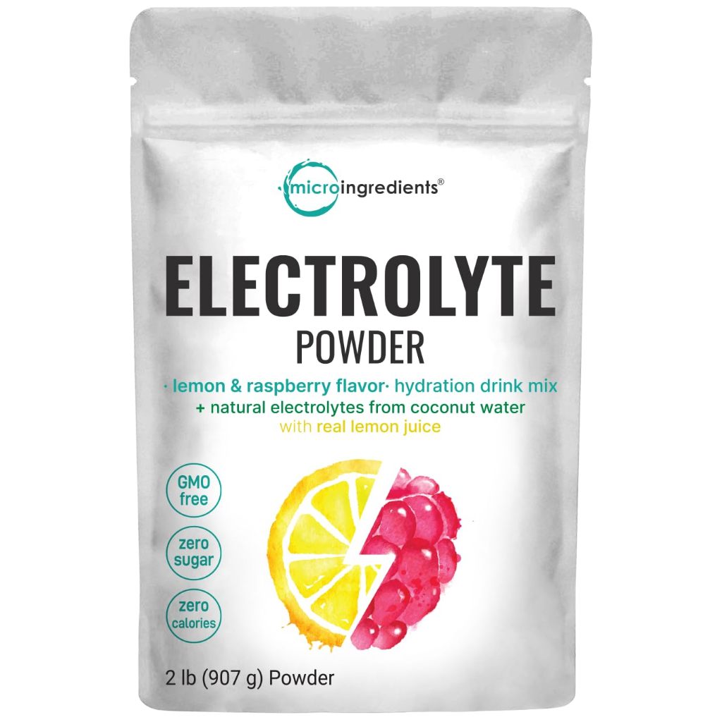 *Stock* Microingredients Hydration Electrolyte Powder, Lemon Raspberry ...