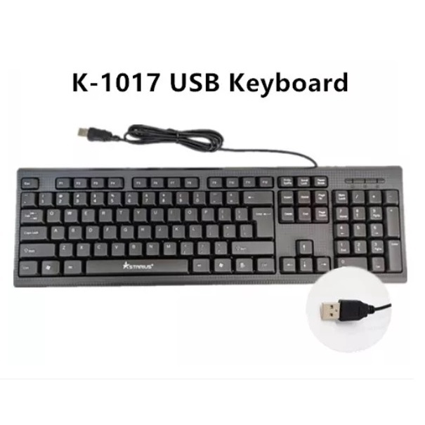 Starius (K-1017U) USB Keyboard | Shopee Malaysia