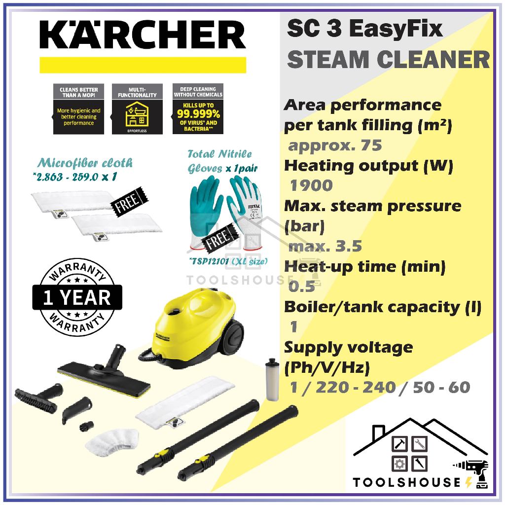 Karcher Steam Cleaner SC3 Easyfix Steam Cleaner Shopee Malaysia
